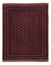 Kilim afgano Tappeto 150x191cm - Rettangolo / Rosso scuro / 150 x 191 cm Rettangolo