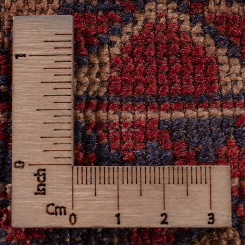 Kelim Teppich - Oriental quadratisch  - 177 x 157 cm - dunkelrot