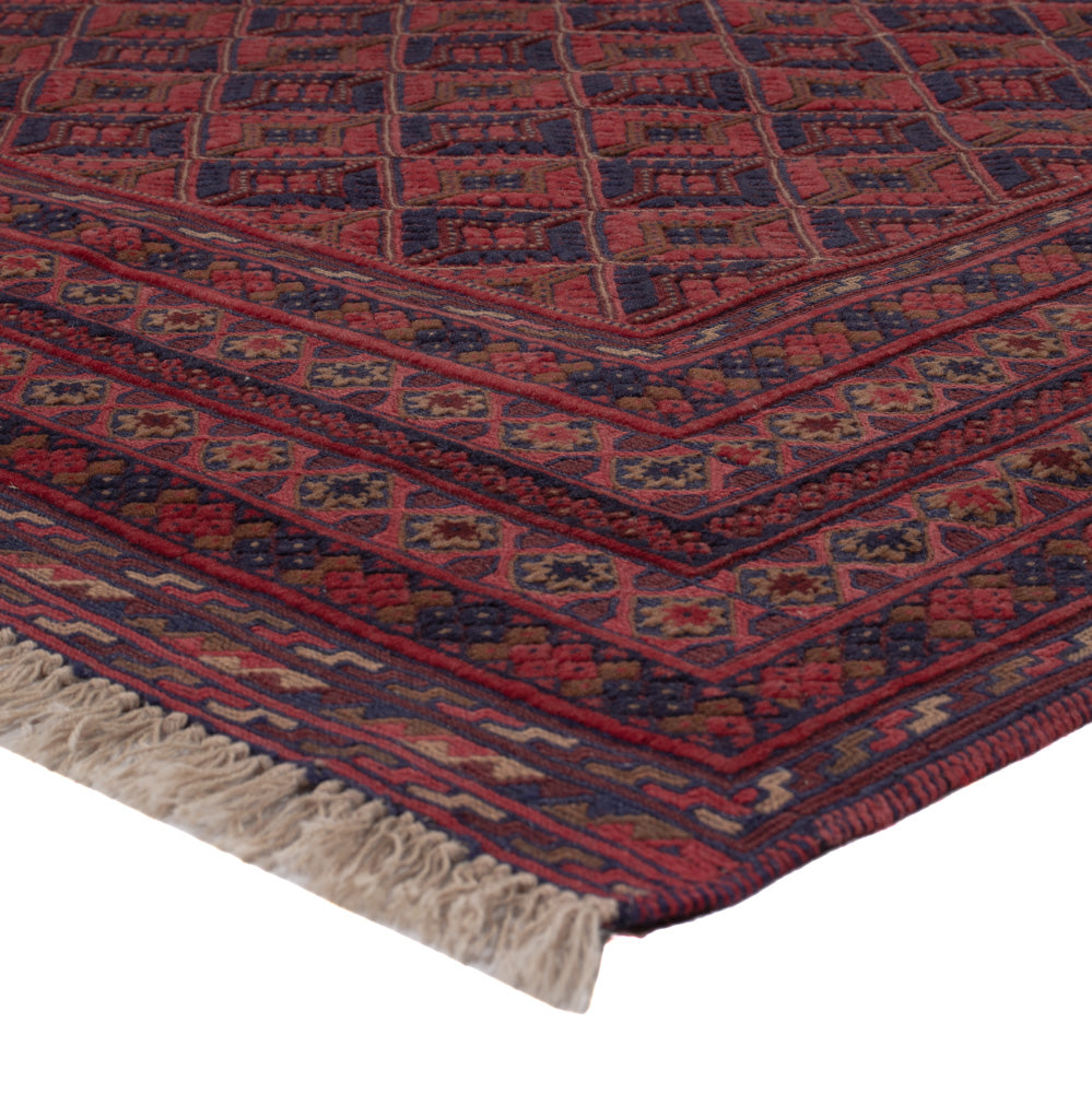 Kelim Teppich - Oriental - 205 x 152 cm - dunkelrot