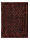 Kilim afgano Tappeto 159x205cm - rosso scuro - Rettangolo / Rosso scuro / 159 x 205 cm Rettangolo