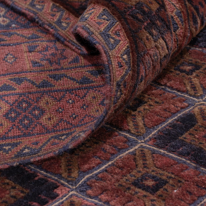 Kelim Teppich - Oriental - 205 x 159 cm - dunkelrot