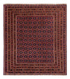 Kilim afghan Tapis 168x190cm - rouge foncé - Rectangle / Rouge foncé / 168 x 190 cm Rectangle