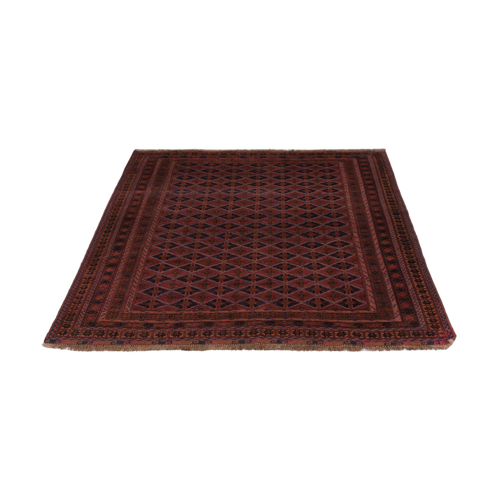 Kelim Teppich - Oriental - 195 x 145 cm - dunkelrot