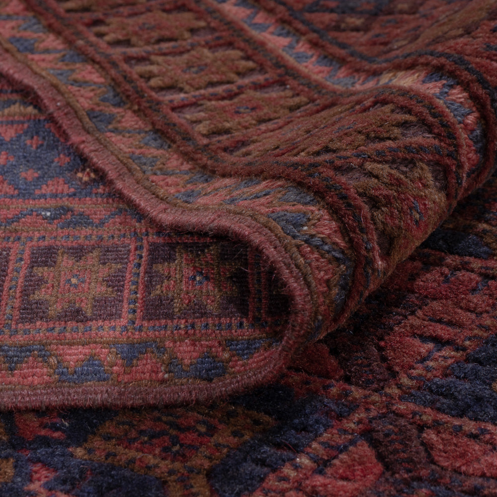 Kelim Teppich - Oriental - 205 x 155 cm - dunkelrot