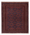 Kilim afghan Tapis 157x183cm - rouge foncé - Rectangle / Rouge foncé / 157 x 183 cm Rectangle