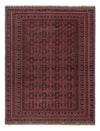 Kilim afgano Tappeto 148x196cm - rosso scuro - Rettangolo / Rosso scuro / 148 x 196 cm Rettangolo