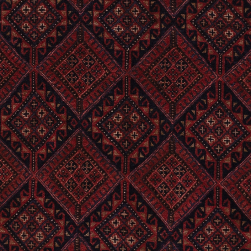 Kelim Teppich - Oriental - 195 x 139 cm - dunkelrot