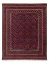 Kelim Afghan Teppich 148x192cm - dunkelrot - Rechteckig / Dunkelrot / 148 x 192 cm Rechteckig