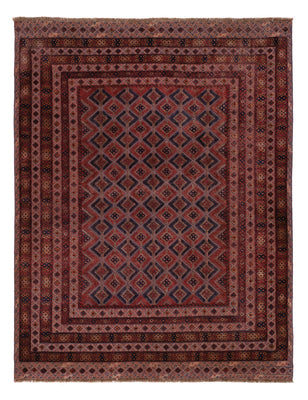 Kelim Teppich - Oriental - 205 x 165 cm - dunkelrot