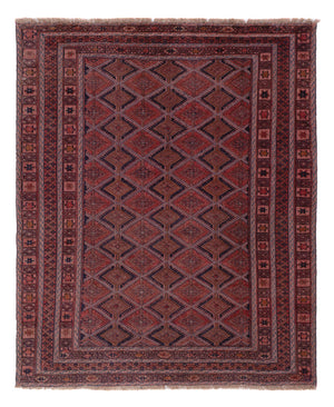 Kelim Teppich - Oriental - 177 x 148 cm - dunkelrot