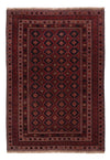 Kilim afghan Tapis 146x197cm - Rectangle / Rouge foncé / 146 x 197 cm Rectangle