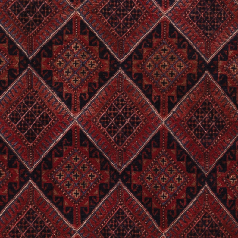 Kelim Teppich - Oriental - 188 x 137 cm - dunkelrot