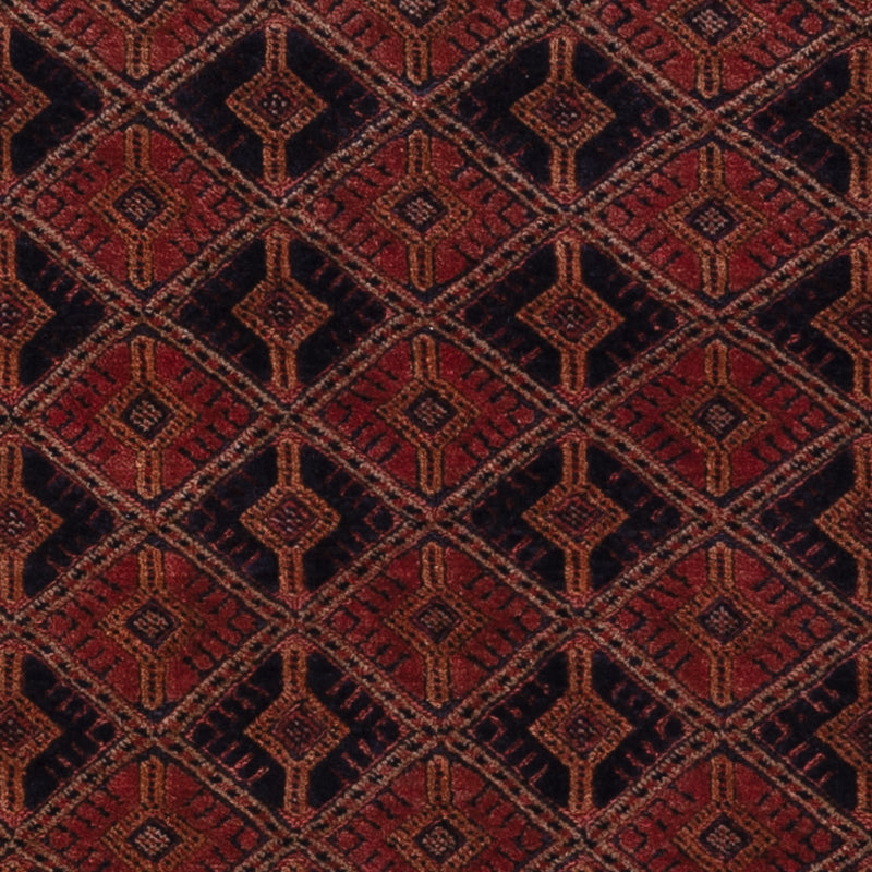 Kelim Teppich - Oriental quadratisch  - 185 x 160 cm - dunkelrot
