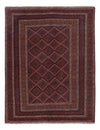 Kilim afgano Tappeto 135x177cm - rosso scuro - Rettangolo / Rosso scuro / 135 x 177 cm Rettangolo