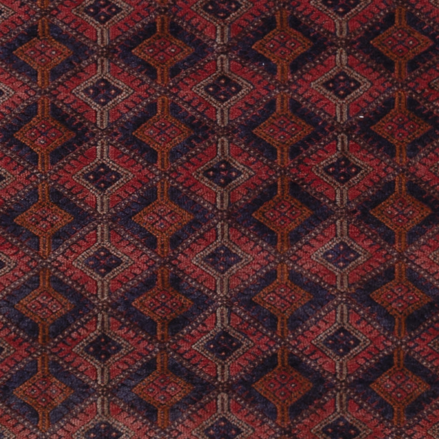 Kelim Teppich - Oriental - 208 x 145 cm - dunkelrot