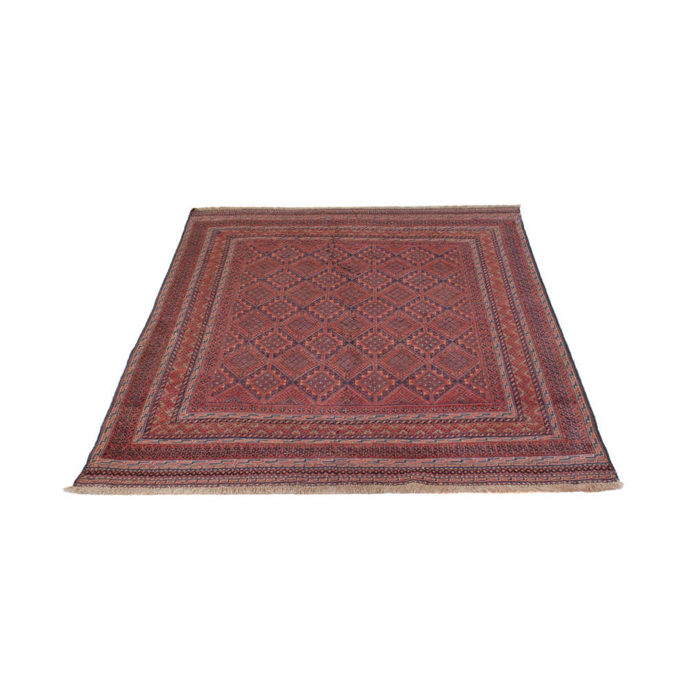 Kelim Teppich - Oriental - 200 x 139 cm - dunkelrot