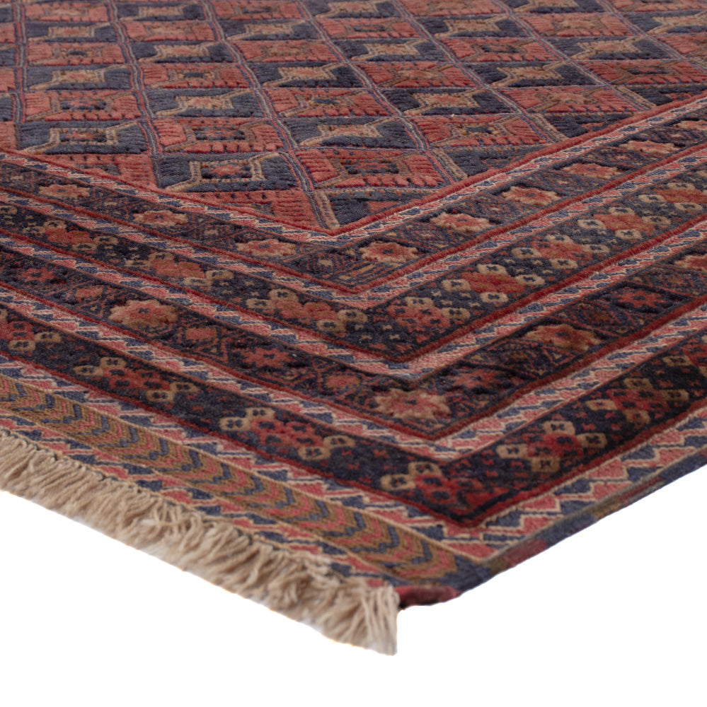 Kelim Teppich - Oriental quadratisch  - 183 x 158 cm - dunkelrot