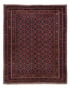 Kilim afghan Tapis 146x178cm - rouge foncé - Rectangle / Rouge foncé / 146 x 178 cm Rectangle