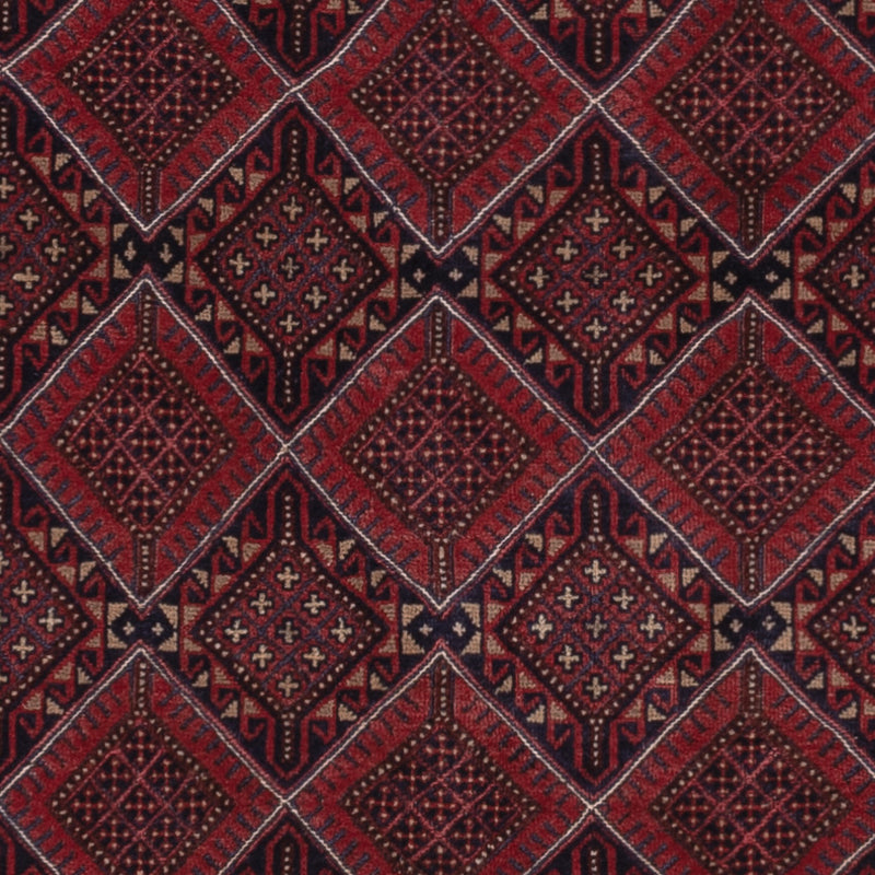 Kelim Teppich - Oriental - 195 x 145 cm - dunkelrot