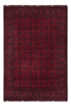 Tappeto afgano 206x305cm - Tappeto orientale - rosso scuro - Rettangolo / Rosso scuro / 206 x 305 cm Rettangolo