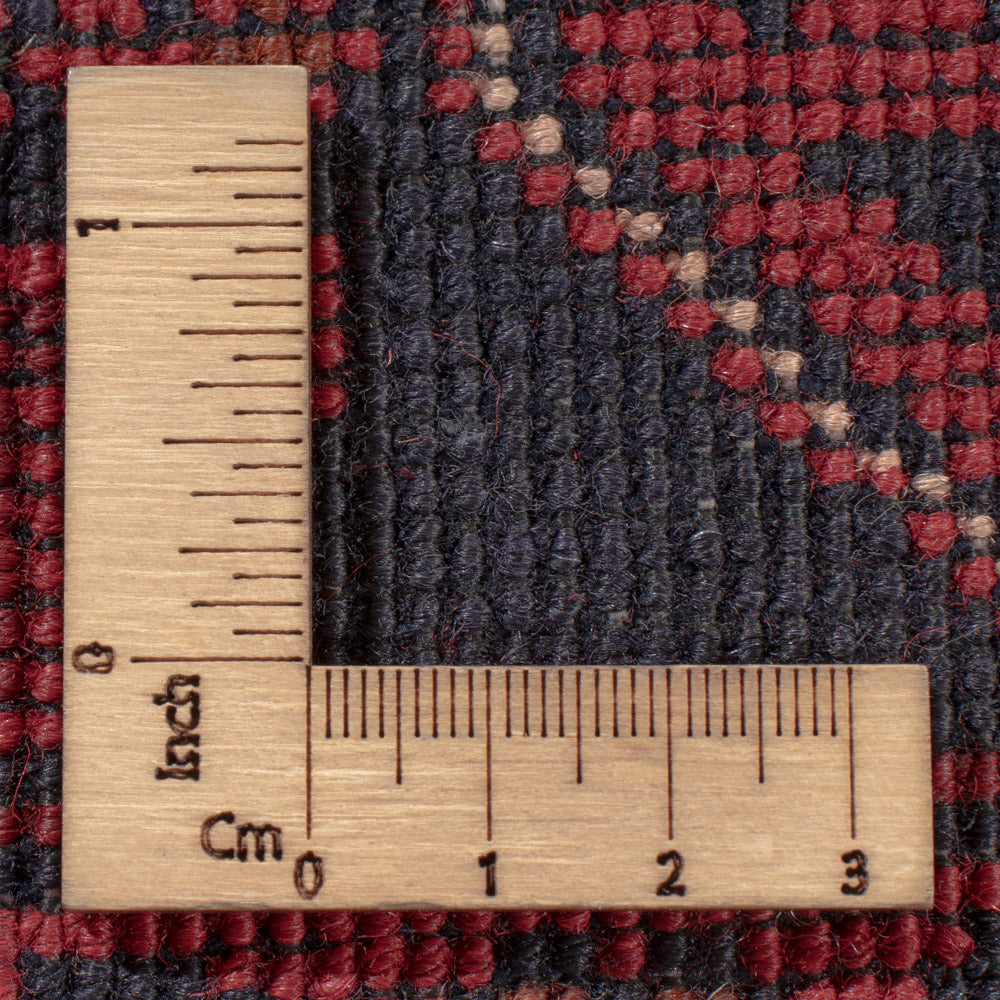 Afghan Teppich - Kunduz - 306 x 200 cm - dunkelrot