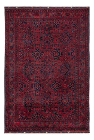 Afghan Teppich - Royal - 300 x 202 cm - dunkelrot