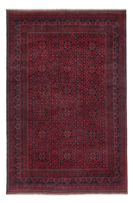 Afghan Teppich - Kunduz - 309 x 203 cm - dunkelrot