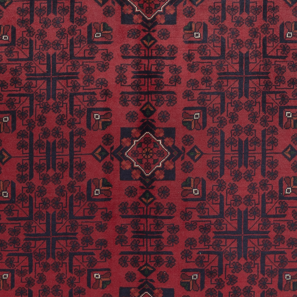 Tappeto afgano - Kunduz - 300 x 198 cm - rosso scuro