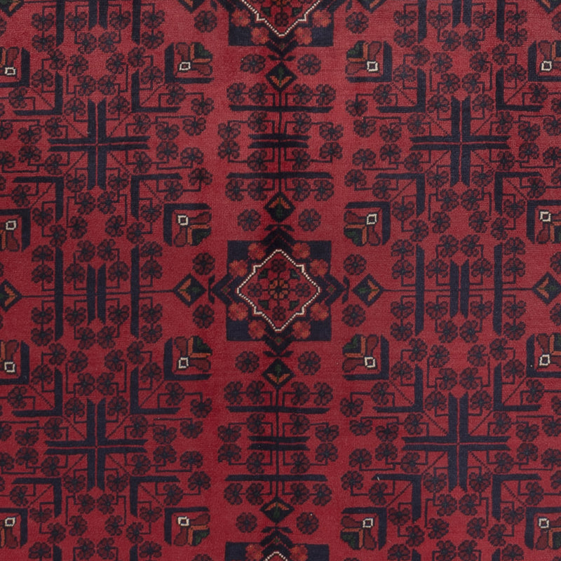 Tappeto afgano - Kunduz - 300 x 198 cm - rosso scuro