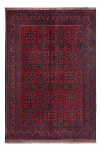 Tappeto afgano - Kunduz - 300 x 202 cm - rosso scuro
