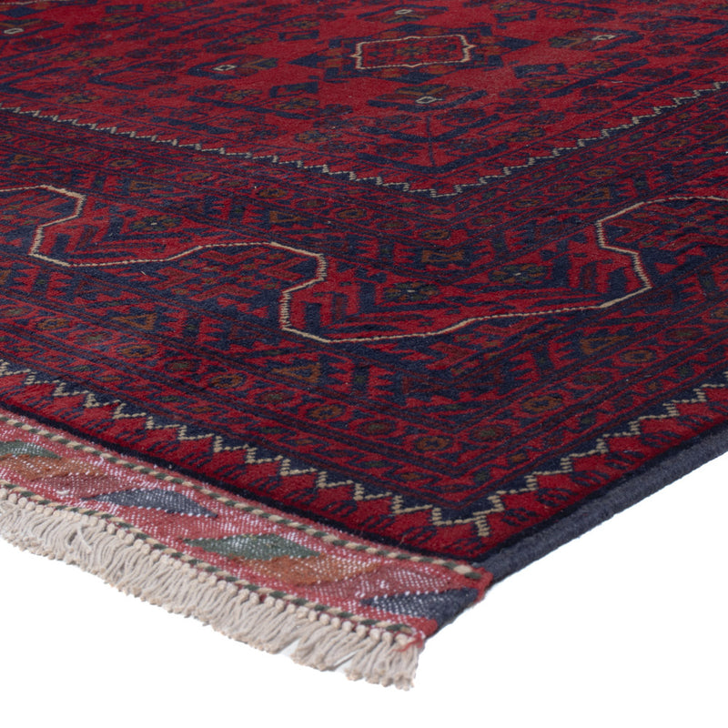 Tappeto afgano - Kunduz - 300 x 202 cm - rosso scuro