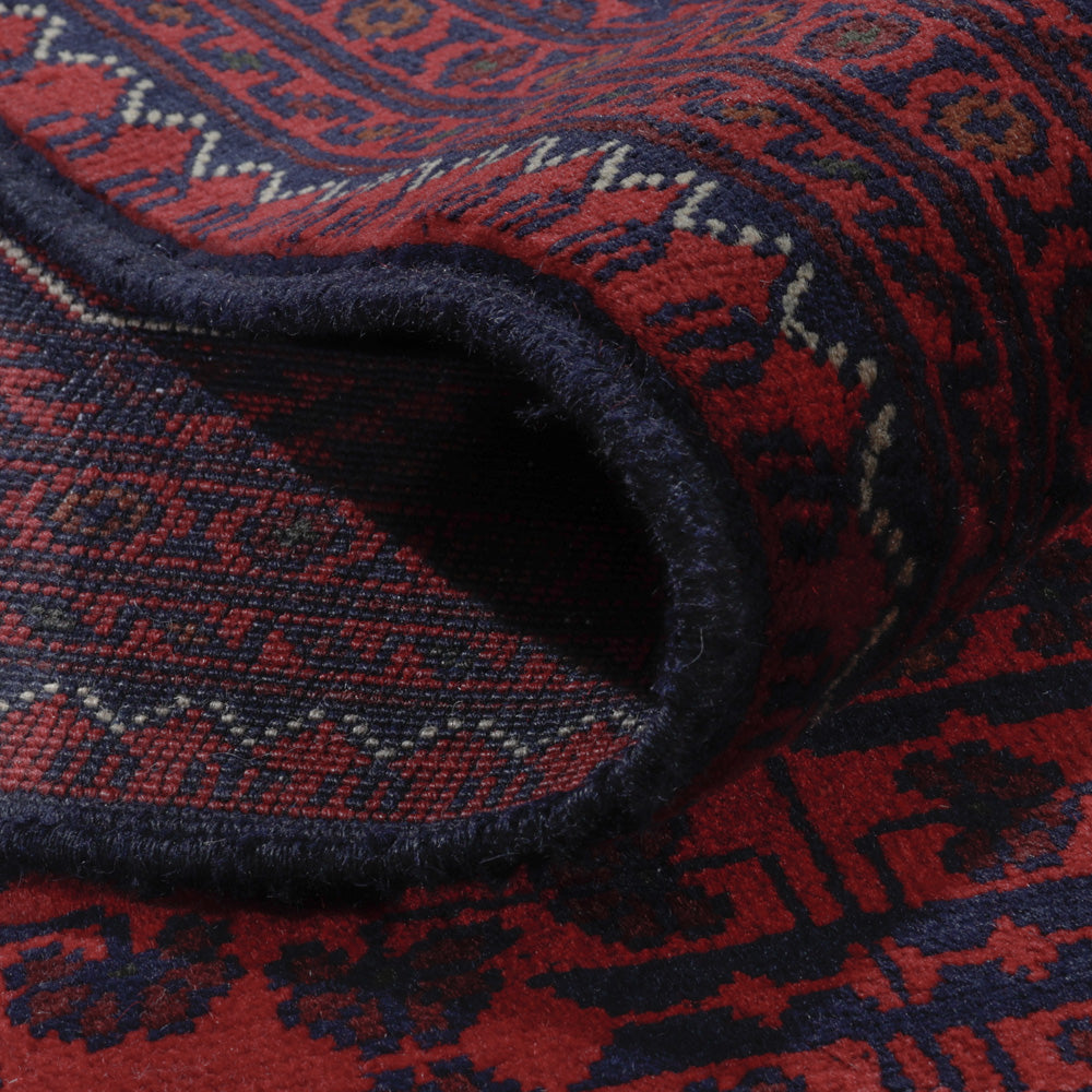 Tappeto afgano - Kunduz - 300 x 202 cm - rosso scuro