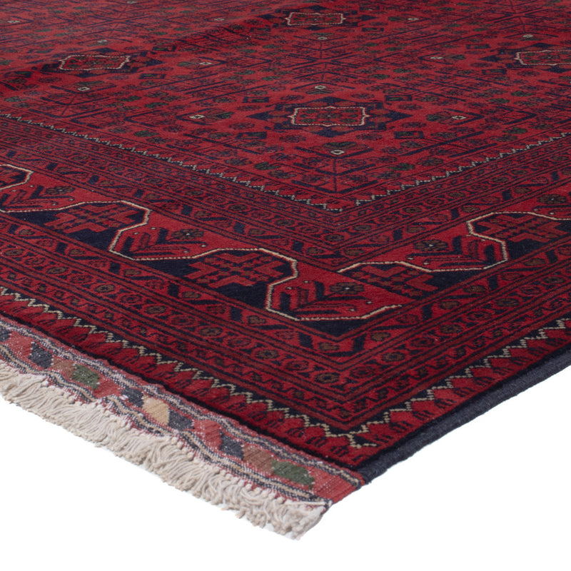 Afghan Teppich - Kunduz - 295 x 198 cm - dunkelrot