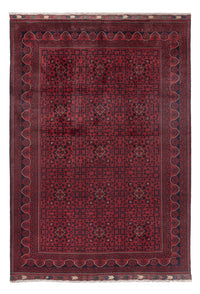 Afghan Teppich - Kunduz - 285 x 197 cm - dunkelrot