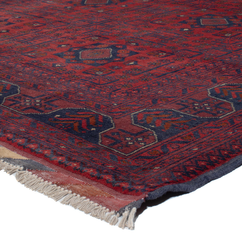 Afghan Teppich - Kunduz - 287 x 200 cm - dunkelrot