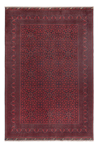 Afghan Teppich - Kunduz - 295 x 197 cm - dunkelrot