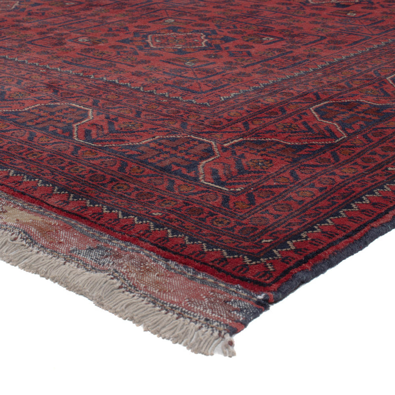 Afghan Teppich - Kunduz - 304 x 200 cm - dunkelrot