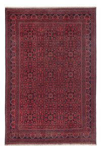 Afghan Teppich - Kunduz - 294 x 197 cm - dunkelrot
