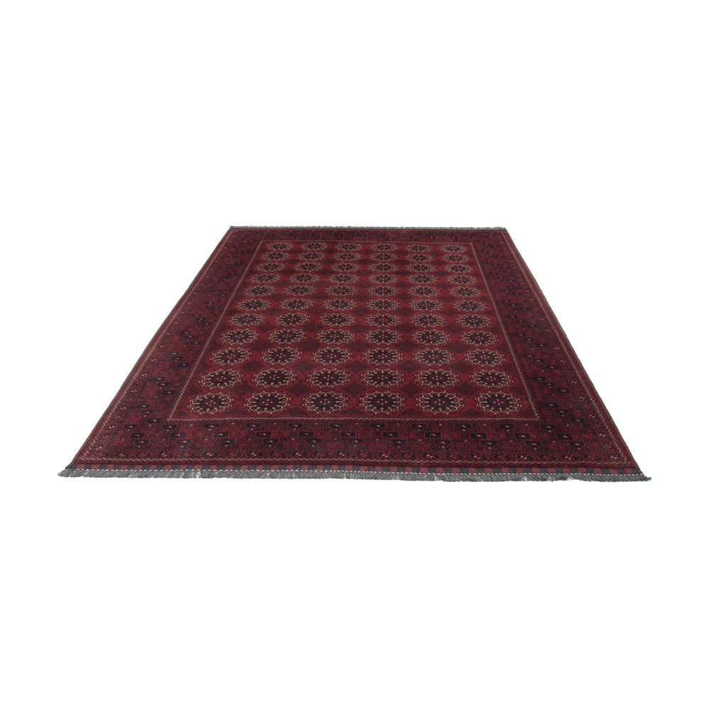 Afghan Teppich - Kunduz - 283 x 199 cm - dunkelrot