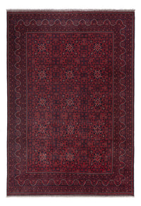 Afghan Teppich - Kunduz - 290 x 195 cm - dunkelrot