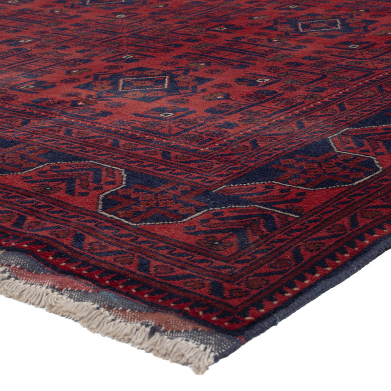 Afghan Teppich - Kunduz - 288 x 197 cm - dunkelrot