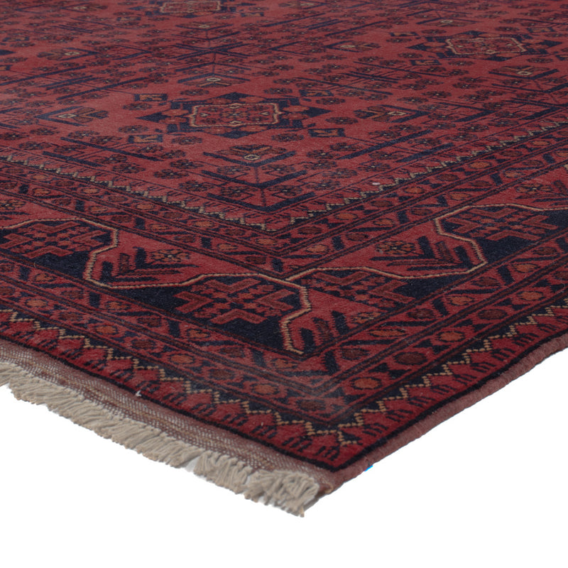 Afghan Teppich - Kunduz - 295 x 200 cm - dunkelrot