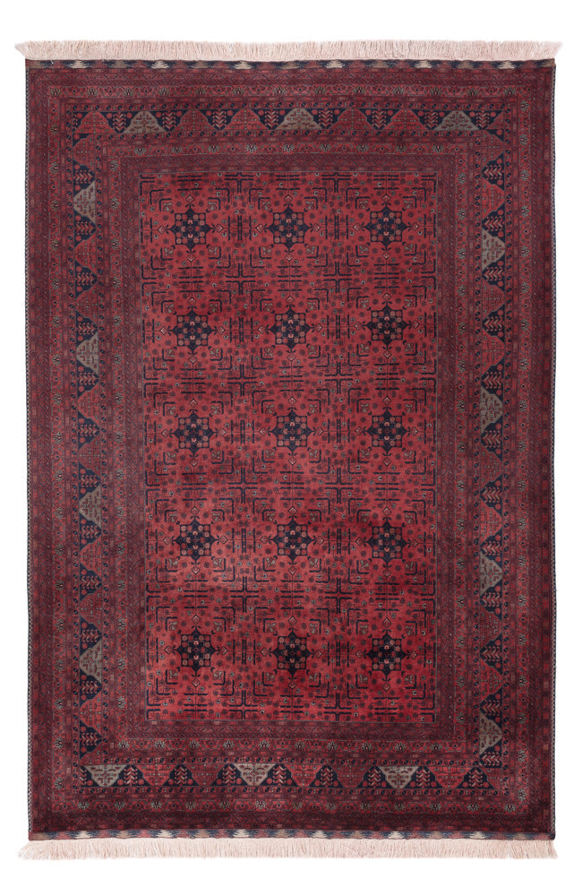 Afghan Teppich - Royal - 299 x 198 cm - dunkelrot