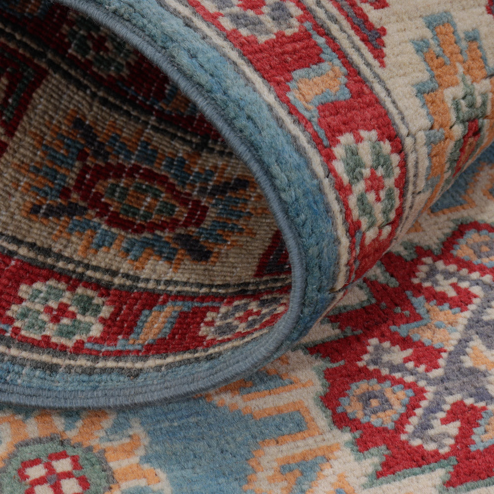 Tapis Ziegler - Kazak - 158 x 88 cm - bleu