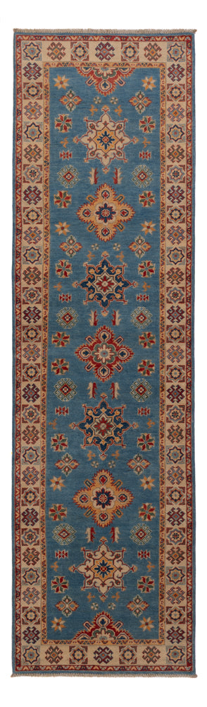 Tapis de couloir Tapis Ziegler - Kazak - 299 x 85 cm - vert