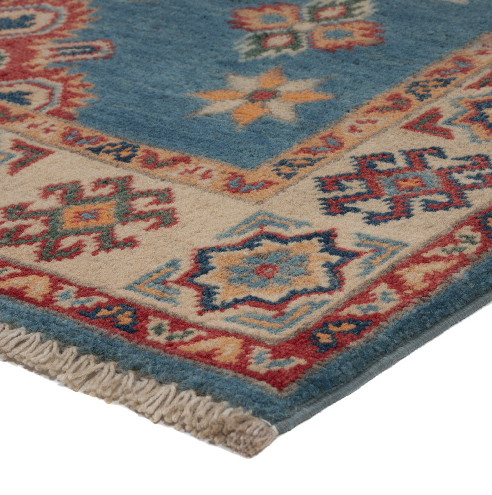 Tapis de couloir Tapis Ziegler - Kazak - 299 x 85 cm - vert