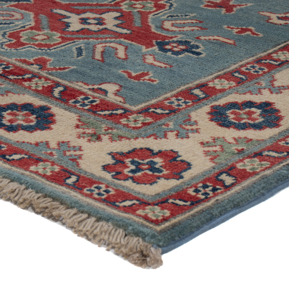 Tapis de couloir Tapis Ziegler - Kazak - 245 x 83 cm - vert