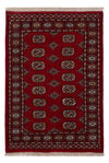 Pakistan Teppich 95x141cm - Orientteppich - Rechteckig / Rot / 95 x 141 cm Rechteckig