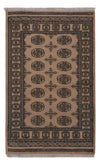 Pakistan Teppich 97x155cm - Orientteppich - Rechteckig / Beige / 97 x 155 cm Rechteckig