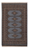 Tapis Pakistani 93x156cm - Tapis oriental - Rectangle / Bleu / 93 x 156 cm Rectangle